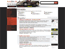 Tablet Screenshot of koereskoler.autodin.dk