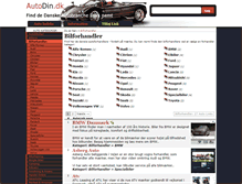 Tablet Screenshot of bilforhandler.autodin.dk