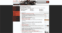 Desktop Screenshot of forsikring-finans.autodin.dk