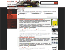 Tablet Screenshot of camping.autodin.dk