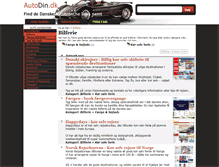 Tablet Screenshot of bilferie.autodin.dk